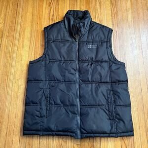 South Pole Puffer Vest Mens Large Gray X-Pedition